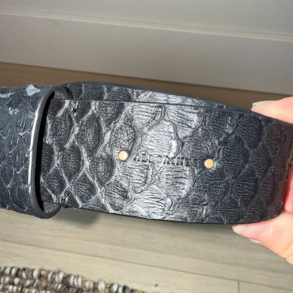 All Saints Snake Belt *Genuine Leather* Medium - Picture 4 of 10